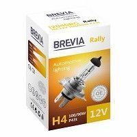 Купить Автолампа галогенная Brevia Rally / H4 / 100/90W / 12V / 1 шт (12040RC) 38218 Галогеновые лампы Brevia