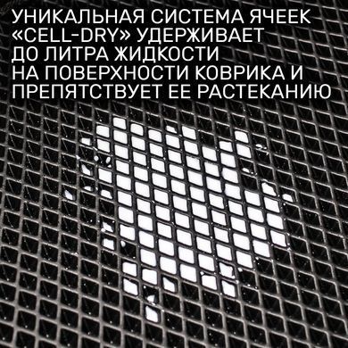 Купити Килимки в салон передні EVA для Hyundai Santa Fe 2006-2010 (Доресталінг) з підп'ятником 2 шт 65839 Килимки для Hyundai