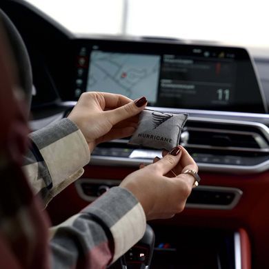 Купить Ароматизатор автомобильный Hurricane Grey Standart Long NEW (В комплекте Спрей) 82167 Ароматизаторы Hurricane Premium
