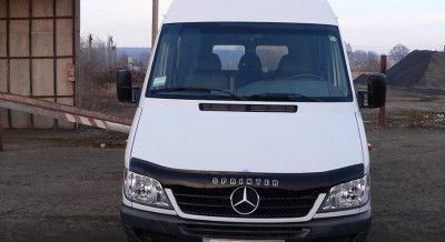 Купить Дефлектор капота мухобойка Mercedes-Benz Sprinter 2002-2006 Voron Glass 44469 Дефлекторы капота Mercedes-benz