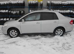 Купить Дефлекторы окон ветровики Nissan Tiida Седан (C11) 2004- 2104 Дефлекторы окон Nissan