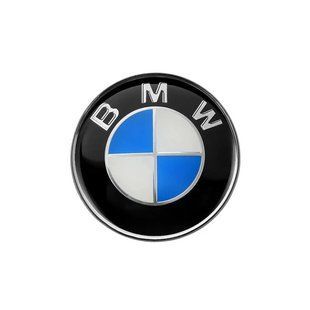 Купити Емблема керма Bmw 45мм синьо-біла з чорним обідком OEM 51148132375 90334 Емблеми на іномарки