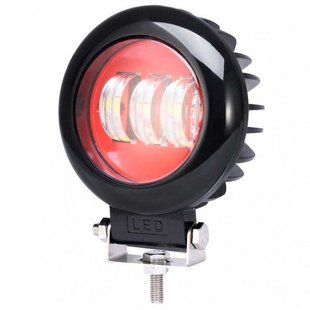 Купить Светодиодная дополнительная LED фара Круглая D115х60 mm / 30W / 10Wх3 Дальний 1 шт 8555 Дополнительные LЕD фары