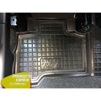 Купити Автомобільні килимки в салон Fiat Qubo/Fiorino 08-/Citroen Nemo 07-/Peugeot Bipper 08- (Avto-Gumm) 29016 Килимки для Fiat