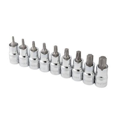 Купити Набір біт TORX 1/2" T20-T60, 55 мм, S2, STORM INTERTOOL ET-8400 77825 Торцеві головки, шестигранники та зірки