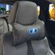 Купити Подушка на підголівник з логотипом Lada Екошкіра 3D Кольоровий лого Чорна-Чорний кант 1 шт 91688 Подушки на підголовник - під шию