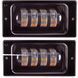 Купити LED Протитуманні фари для Ваз 2110-14 W/Y 12-24V 40W 4LED 3000K 6000K Білий Жовтий Світло 2 шт (LD-519 L2-WY-LED) 95086 Протитуманні фари ВАЗ