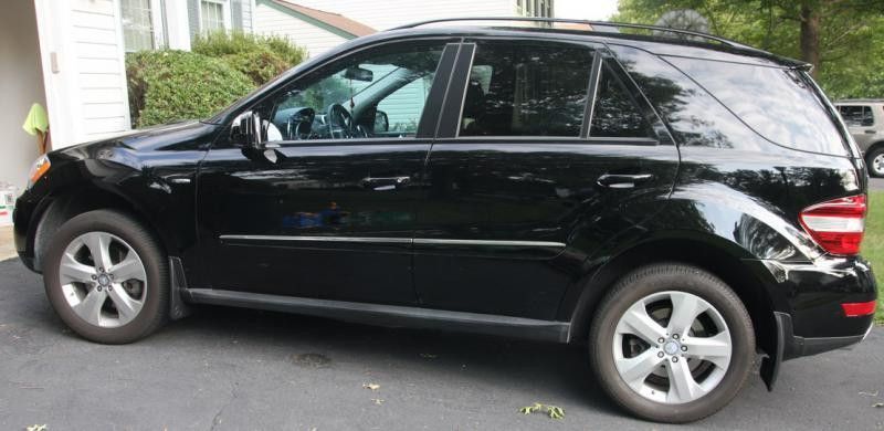 Купить Брызговики для Mercedes-Benz ML 164 (без порогов) 2005-2012 23414 Брызговики Mercedes-Benz
