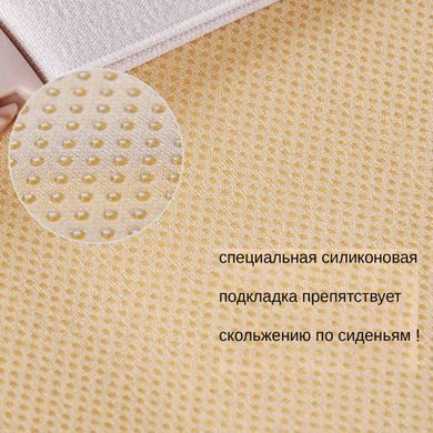Купити Накидки на передні сидіння алькантара LUX стьобані Чорні 2456 Накидки для сидінь Premium (Алькантара)