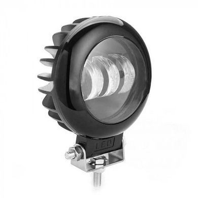 Купить Светодиодная дополнительная LED фара Круглая 115х60 mm / с ДХО / Линзованная / 45W / 15Wх3 / 1 шт 8556 Дополнительные LЕD фары