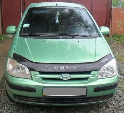 Купить Дефлектор капота мухобойка для Hyundai Gets 2002- 2005 Евро Крепление (Vip Tuning) HYD05 1797 Дефлекторы капота Hyundai