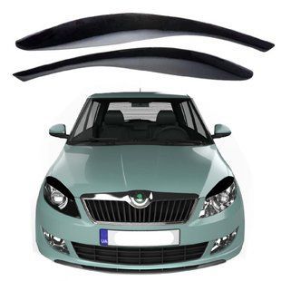 Купити Вії фар Skoda Fabia 2007-2014 Ресталінг Voron Glass 81145 Вії - Захист фар