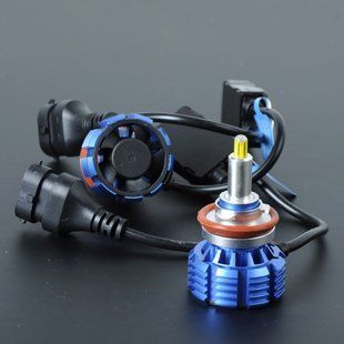 Купити LED лампи автомобільні_H11 H8/H9/H16 радіатор+кулер 8000Lm x8 360* ДЛЯ ЛІНЗИ 32W/6500K/IP67/9-32V 31792 LED Лампи Китай
