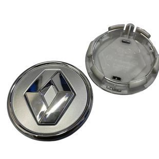 Купити Ковпак колеса Renault фон срібло логотип срібло 57 мм пластик 1 шт OEM 8200043899 (ковпачок) 94754 Ковпачки на титани
