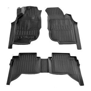 Купити Передні 3D килимки для Toyota Hilux VII (2004&ndash;2015) Toyota Hilux VII (2004&ndash;2015) 92388 Килимки для Toyota