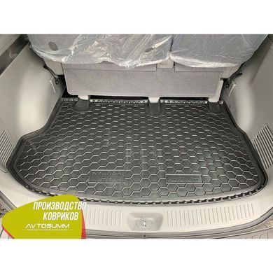 Купити Автомобільний килимок в багажник Hyundai H1 2007- пасажирський / Гумо - пластик 42093 Килимки для Hyundai