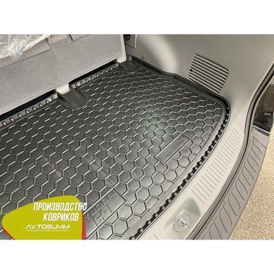 Купити Автомобільний килимок в багажник Hyundai H1 2007- пасажирський / Гумо - пластик 42093 Килимки для Hyundai
