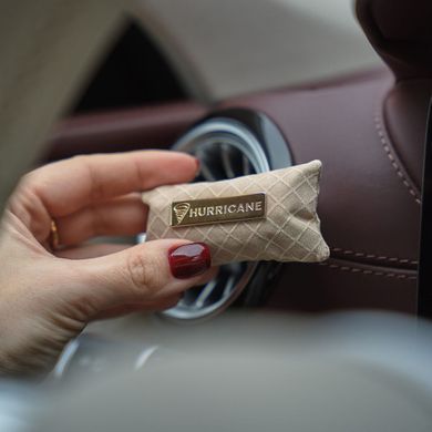 Купити Ароматизатор автомобільний арома саше Hurricane Brown Beige Premium ручної роботи 57688 Ароматизатори Hurricane Premium