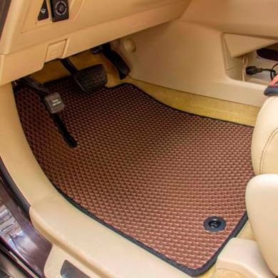 Купити Килимки в салон EVA для Lexus RX 350 2009-2015 з підп'ятником Чорні-Синій кант 5 шт 74884 Килимки для Lexus