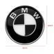Купити Емблема керма Bmw 45мм чорно-біла з чорним обідком OEM 51148132375 90336 Емблеми на іномарки - 3 фото из 3