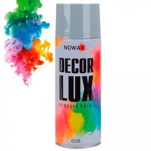 Купить Акриловая краска Nowax Спрей 450 мл Светло-Серый (light grey/ral7001) NX48017 58853 Краски аэрозольные
