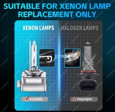 Купить Ксеноновая лампа для фар Xenon D2S 4300K 35W Super Vision +70% 2 шт (Цоколь Метал) 90872 Лампы для Заводского Ксенона