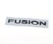 Купить Эмблема надпись FUSION Черная для Ford на скотче (Завод) 88420 Эмблема надпись на иномарки - 1 фото из 2