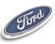 Купити Емблема решітки Ford біло-синя 175х74 мм (на скотчі) AU5Z-16605-A 90107 Емблеми на іномарки - 4 фото из 4