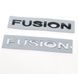 Купить Эмблема надпись FUSION Черная для Ford на скотче (Завод) 88420 Эмблема надпись на иномарки - 2 фото из 2