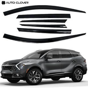 Купить Дефлекторы окон ветровики для KIA Sportage 2021- 4 шт (Auto Clover) 89780 Дефлекторы окон KIA