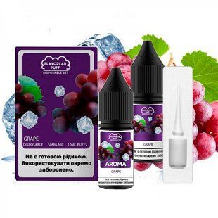 Купить Жидкость Самозамес Flavorlab Disposable Puff 10мл 50мг Grape Виноград 79851 Жидкости FL