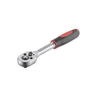 Купити Рукоятка із храповым механізмом на 24 зуба 1/4''. CrV INTERTOOL HT-2104 78126 Рукоятки з храповим механізмом (тріскачки)