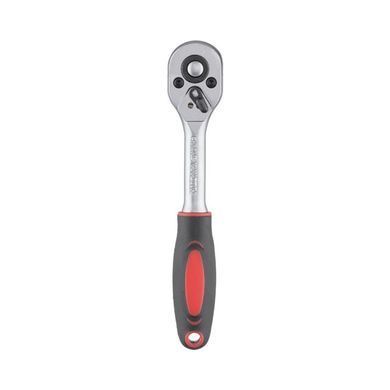Купити Рукоятка із храповым механізмом на 24 зуба 1/4''. CrV INTERTOOL HT-2104 78126 Рукоятки з храповим механізмом (тріскачки)
