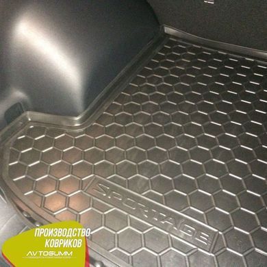 Купити Автомобільний килимок у багажник Kia Sportage 4 2016- / Гумовий (Avto-Gumm) 29814 Килимки для KIA