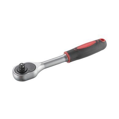 Купити Рукоятка із храповым механізмом на 24 зуба 1/4''. CrV INTERTOOL HT-2104 78126 Рукоятки з храповим механізмом (тріскачки)
