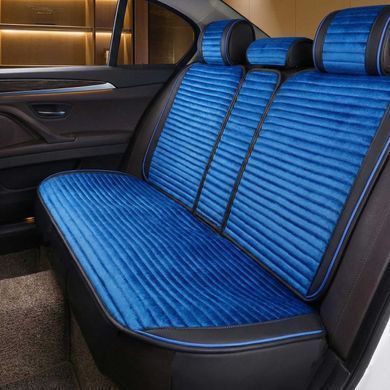 Купить Накидки для сидений Алькантара Napoli Premium комплект Синие 100688 Накидки для сидений Premium (Алькантара)