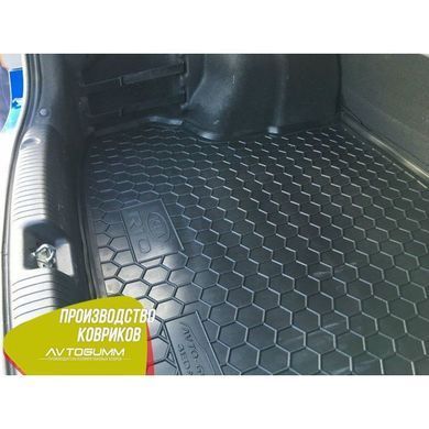 Купити Автомобільний килимок у багажник Kia Rio 2011- Sedan / Гумо - пластик 42145 Килимки для KIA