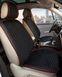 Купити Накидки для сидінь Алькантара Palermo Premium комплект Чорні Червоні кант 9905 Накидки для сидінь Premium (Алькантара) - 5 фото из 11