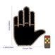 Купить Подсветка автомобильная LED-ладонь рука на заднее стекло для жестов (Gesture fan fak car Led) 73545 Подсветки - Стопы внутрисалонные - 4 фото из 10