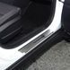 Купити Накладки на пороги для Kia Sportage IV 2015-2021 Нержавіюча сталь із загином та Логотипом 4 шт (Premium P-KI27) 97996 Накладки на пороги та бампер - 1 фото из 6