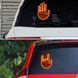 Купить Подсветка автомобильная LED-ладонь рука на заднее стекло для жестов (Gesture fan fak car Led) 73545 Подсветки - Стопы внутрисалонные - 9 фото из 10