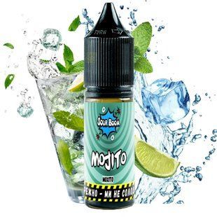 Купити Рідина Sour Boom Chaser 15 ml 50 mg Mojito (Мохіто) 86777 Рідини від CH
