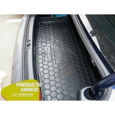 Купити Автомобільний килимок у багажник Volkswagen Passat B8 2015- Sedan / Гумо - пластик 42446 Килимки для Volkswagen