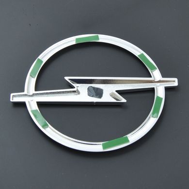 Купить Эмблема для Opel 126 x 152 мм пластиковая Xром Скотч (Omega B) 21567 Эмблемы на иномарки