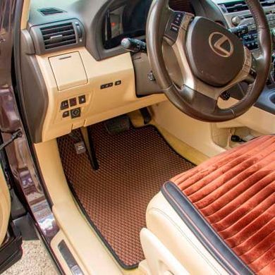 Купити Килимки в салон передні EVA для Lexus RX 350 2009-2015 з підп'ятником 2 шт 74887 Килимки для Lexus