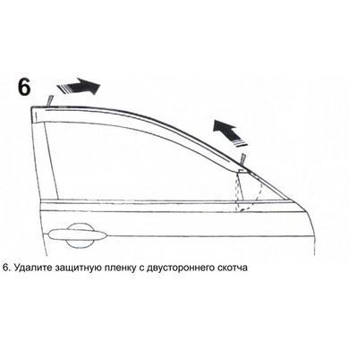 Купити Дефлектори вікон вітровики Ford Fiesta 2015- седан Anv Air Форд фієста 31901 Дефлектори вікон Ford