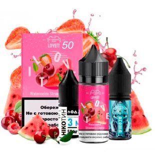 Купить Жидкость Самозамес Flavorlab Love IT 30ml 50мг Watermelon Strawberry Cherry Арбуз Клубника Вишня 79839 Жидкости FL