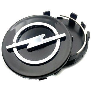Купити Ковпачки маточини на литі диски Opel 60 / 56 мм 1 шт Чорний (09223038HX) 90269 Ковпачки на титани
