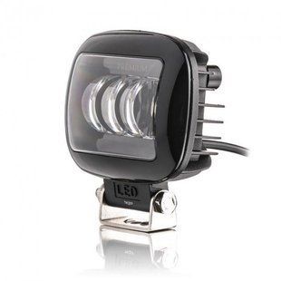 Купить Фары дополнительные LED 45W (15W*3) 10-30V 120x100x60 mm / Ближний (Креление снизу) 88BC Красный Обод (4 220) 39412 Дополнительные LЕD фары