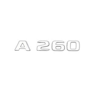 Купити Емблема напис A260 для Mercedes-Benz A-Class хром 135х23 мм пластик (на скотчі) 94707 Емблема напис на іномарки